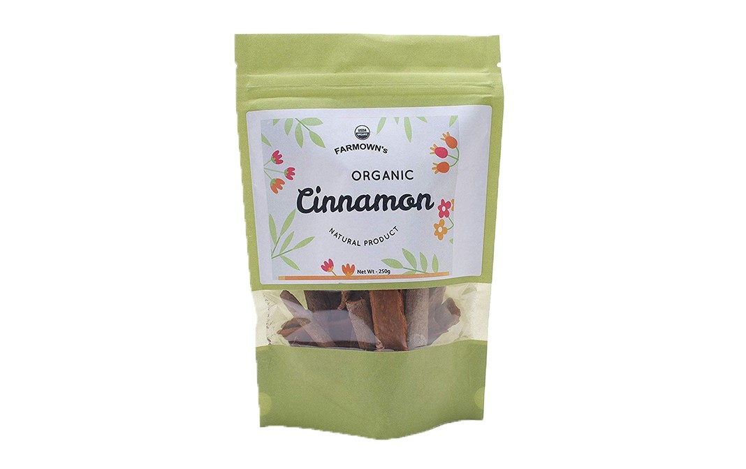Farmown Organic Cinnamon    Pack  250 grams